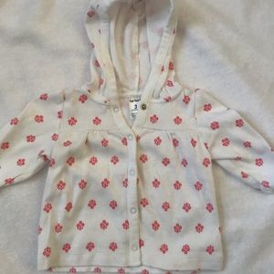 Floral Jacket Carters 3mos Girls